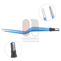 Pince bipolaire Semkin, tiges droites, 14 cm,