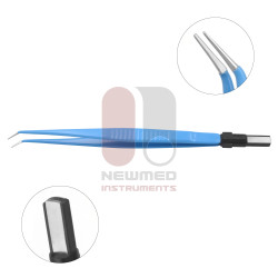 Semkin BiPolar Pinzette, gerader Schaft, 14cm,