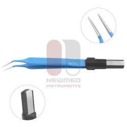 Jeweller #5 Bipolar Forceps - Angled