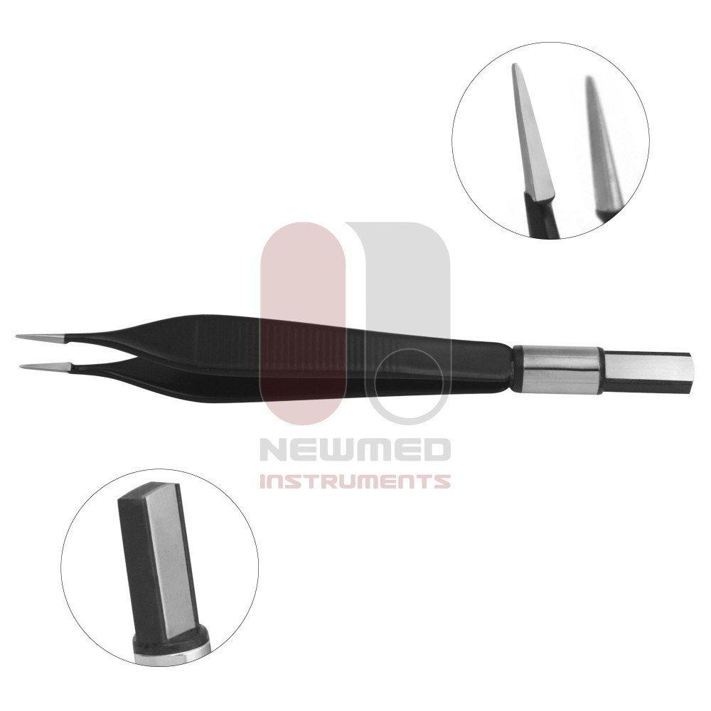 Pinça bipolar Adson, antiaderente, 4-3/4'' 12 cm Pinça bipolar Adson, antiaderente, 4-3/4'' 12 cm