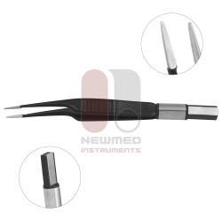Kuyumcular Bipolar Forseps, Yapışmaz, 4-1/2'' 11 cm