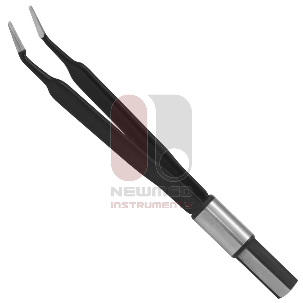 McPherson Curved European Non Stick Bipolar Forceps McPherson Curved European Non Stick Bipolar Forceps