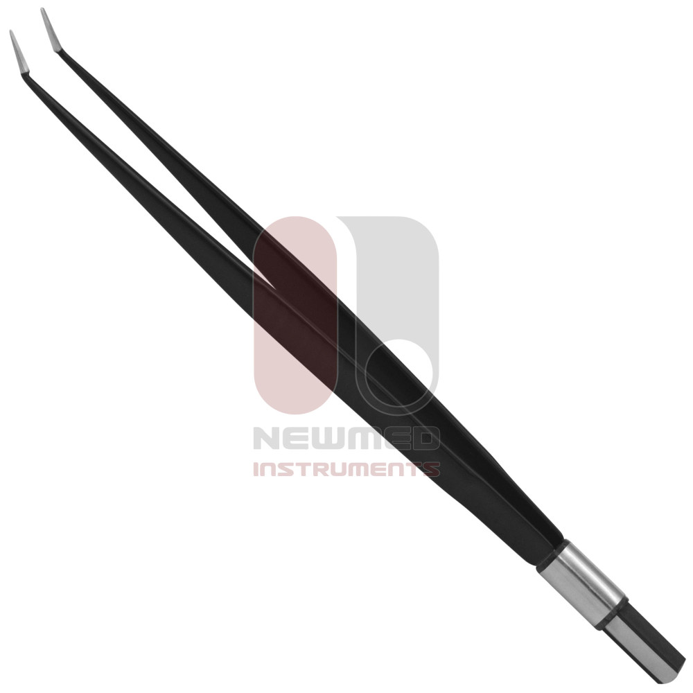European Non Stick Bipolar Forceps, Angled European Non Stick Bipolar Forceps, Angled
