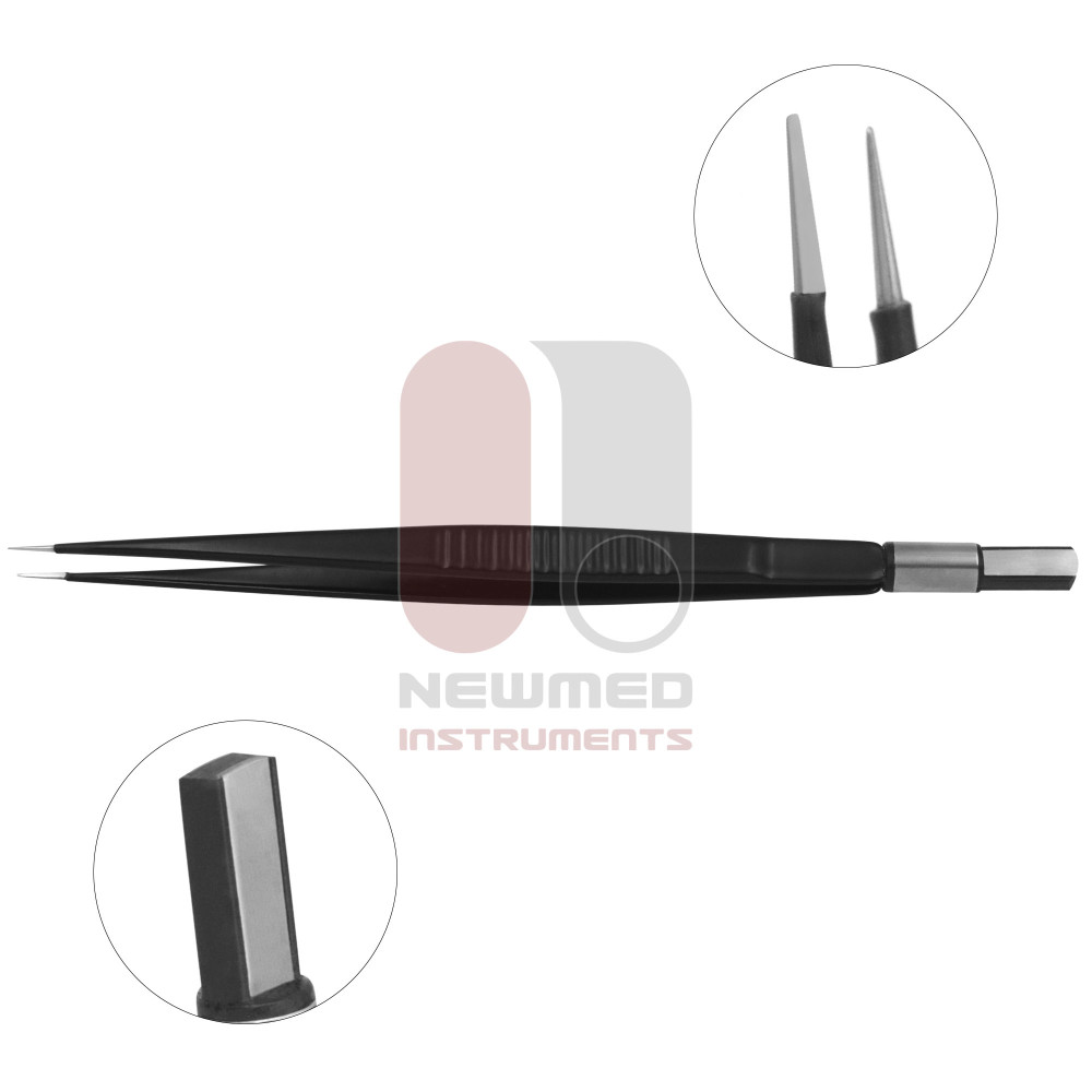 European Non Stick Bipolar Forceps, Straight European Non Stick Bipolar Forceps, Straight