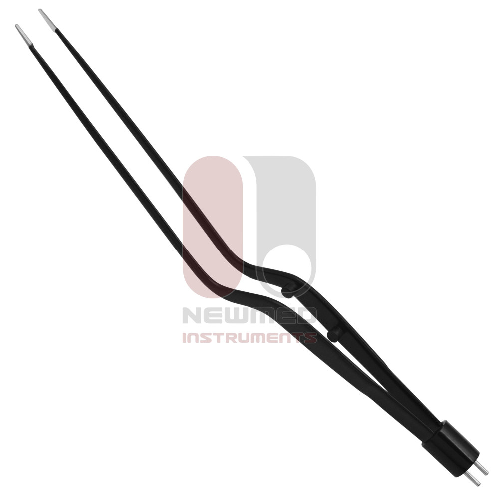 Cushing Bipolar Bayonet Forceps, Non-Stick Cushing Bipolar Bayonet Forceps, Non-Stick