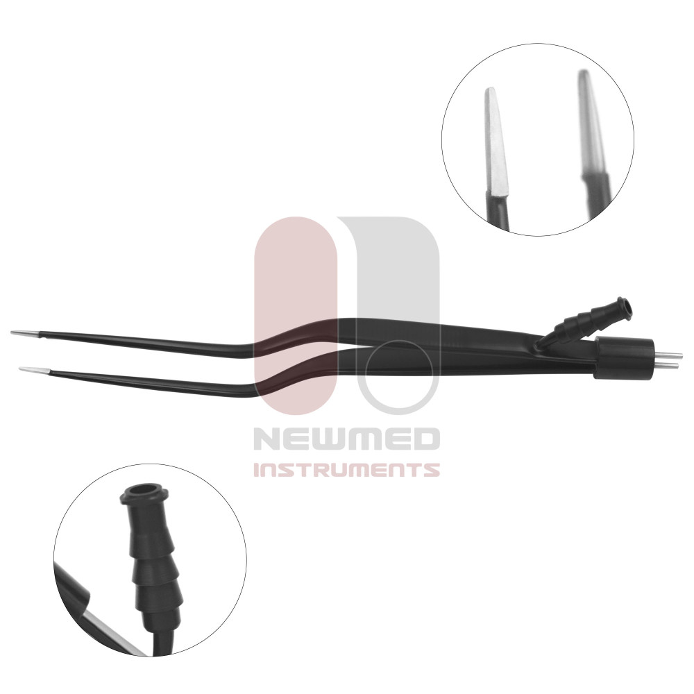 American Non-Stick Irrigation Bayonet Bipolar Forceps
