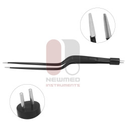 Bipolar Non-Stick Jansen Bayonet Forceps