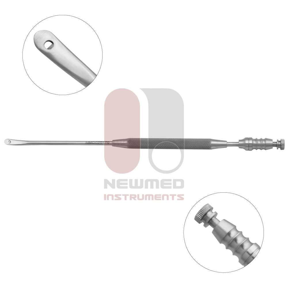 Gorney Septum Suction Elevator - Curved Tip Gorney Septum Suction Elevator - Curved Tip