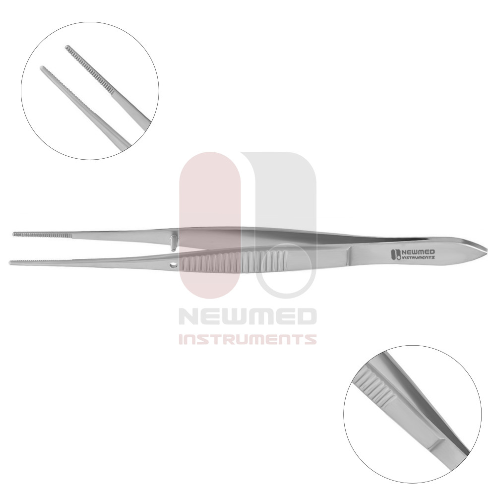 Eye Dressing Forceps - Serrated
