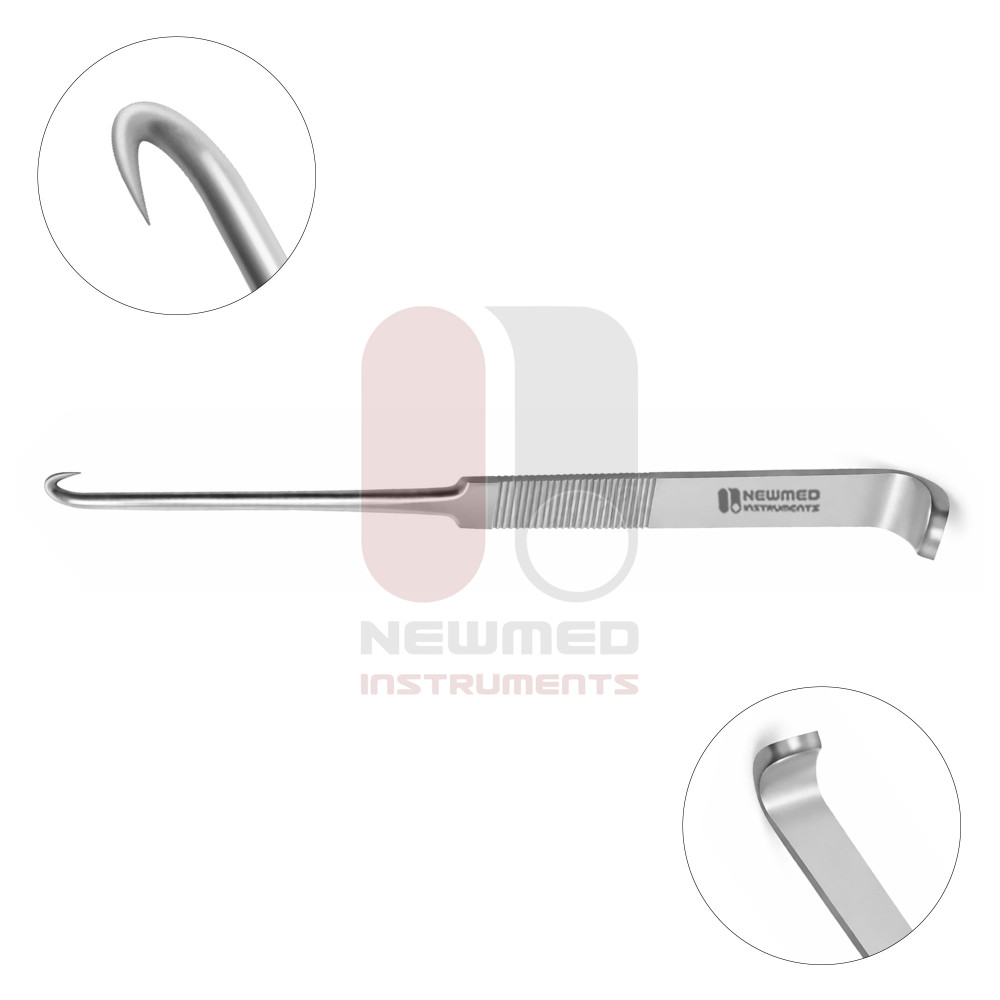 Tracheal Hook/Retractor - Curved Sharp Points Tracheal Hook/Retractor - Curved Sharp Points