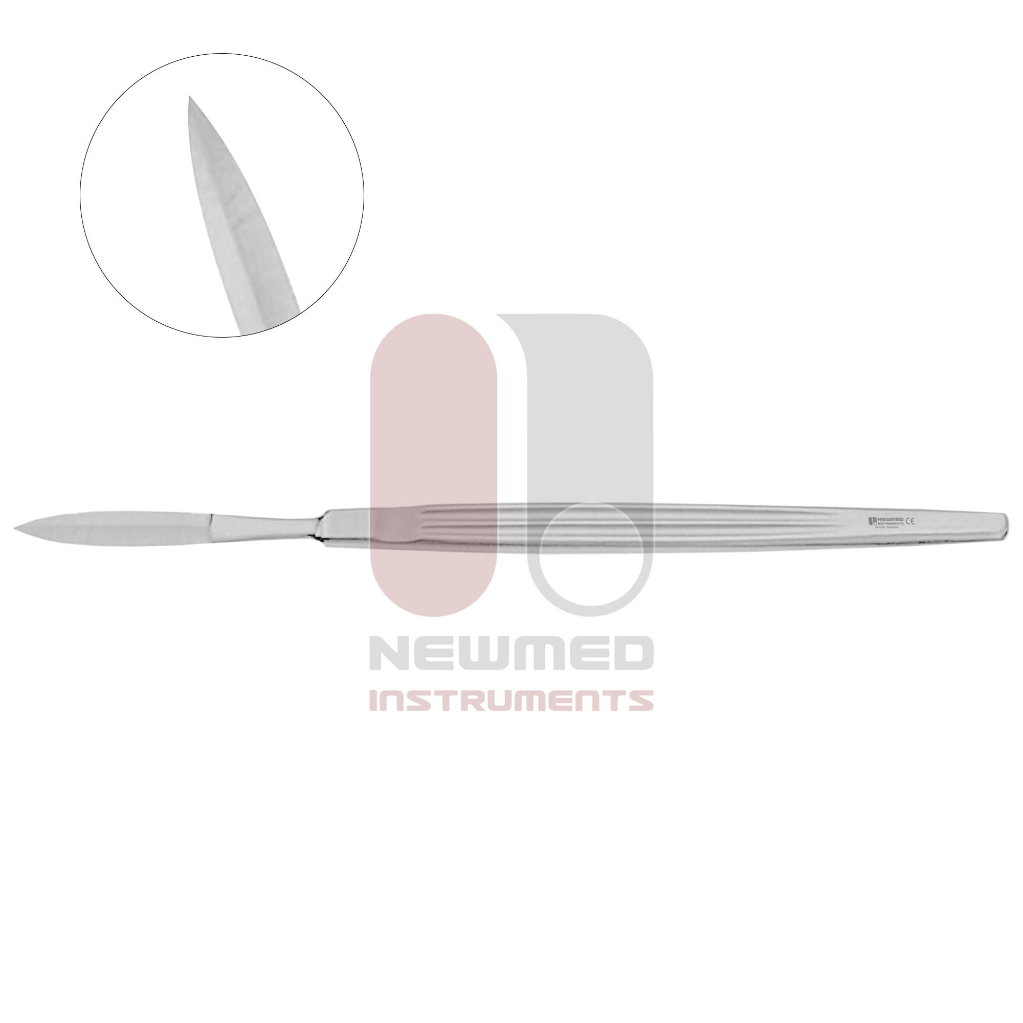 Edged Instrument コトル両刃ナイフ - ストレート 15cm | New Med Instruments