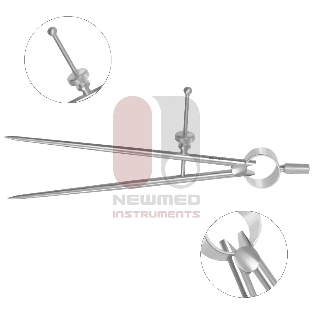 Paquímetro ósseo espaçador de arco ósseo Paquímetro ósseo espaçador de arco ósseo