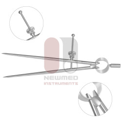 Entretoise pour arc en os Knochen Messzirkel