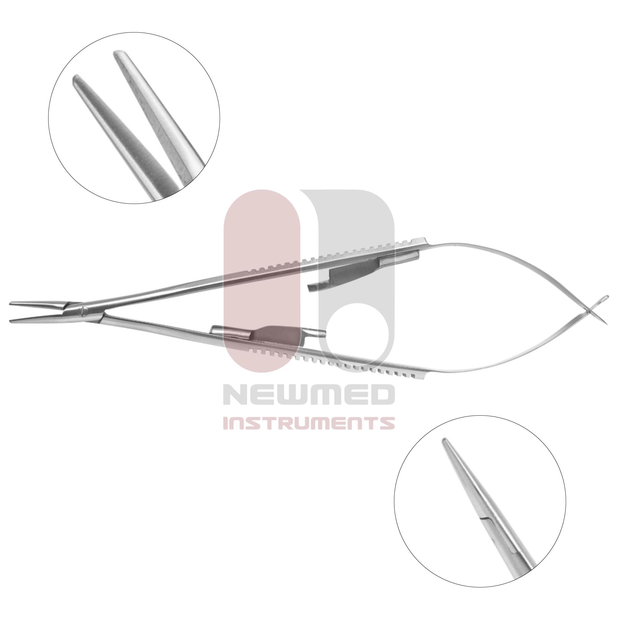 Medentra 9-Piece Dental Micro Surgery Instruments Kit – Castroviejo Needle Holder & Surgical Scissors For Implants, Grafting & Extractions