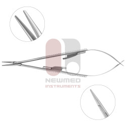 Barraquer Micro Needle Holder - Round Handle Barraquer Micro Needle Holder - Round Handle