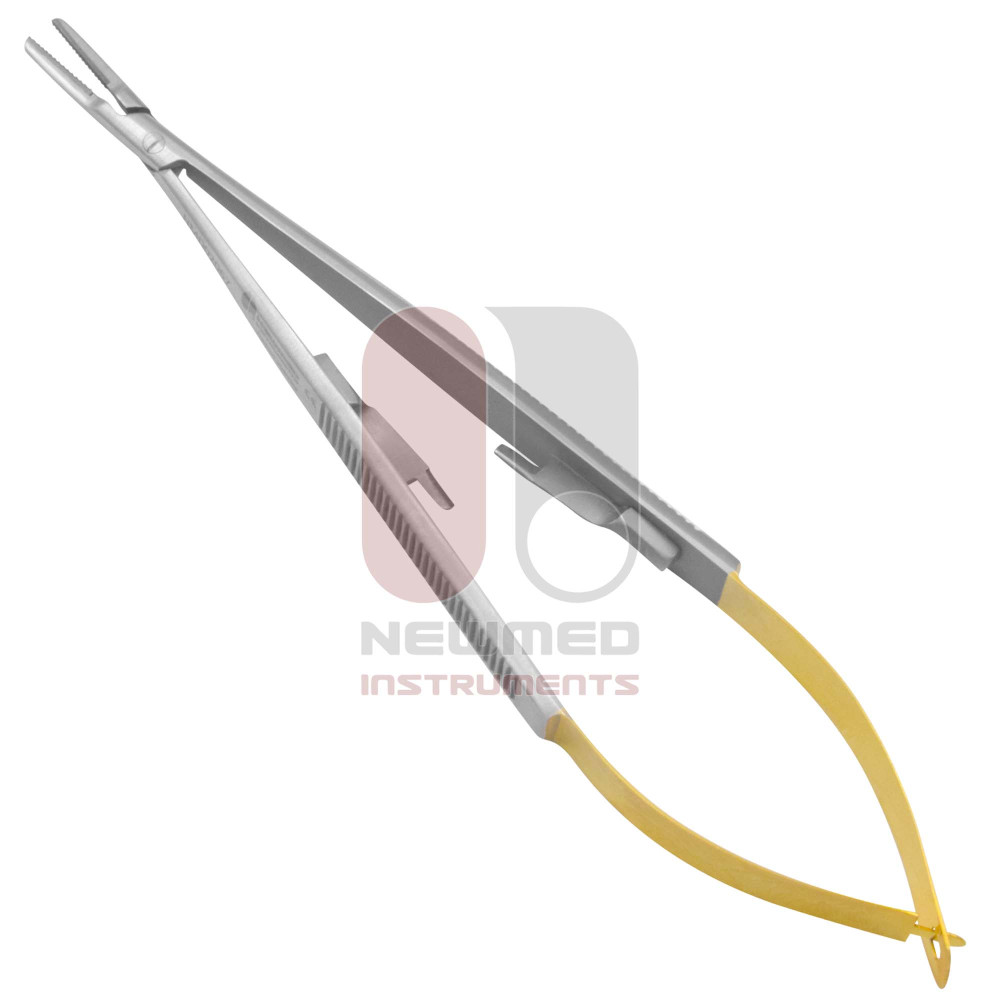 Castroviejo-Ryder Needle Holder - Tungsten Carbide, 1.0 mm jaws Castroviejo-Ryder Needle Holder - Tungsten Carbide, 1.0 mm jaws