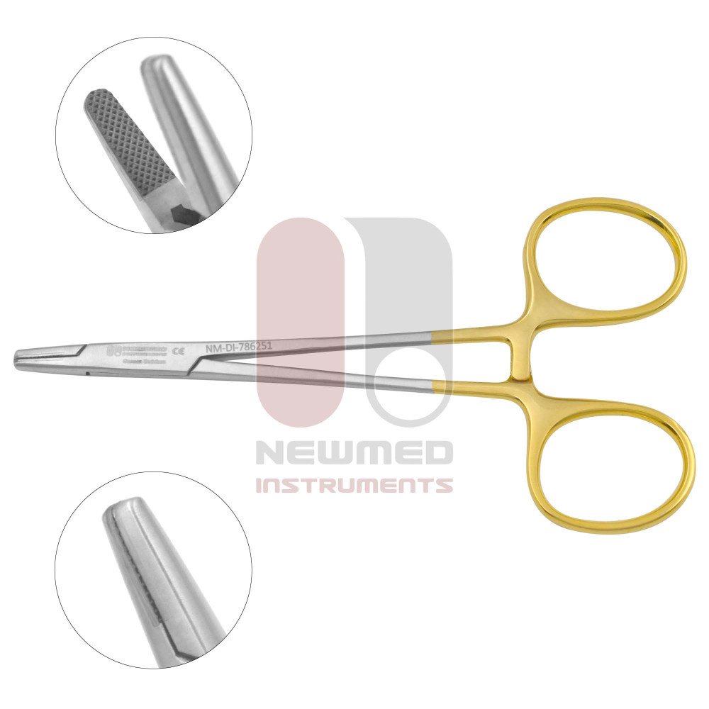 Derf Needle Holder - Tungsten Carbide Serrated Jaws Derf Needle Holder - Tungsten Carbide Serrated Jaws