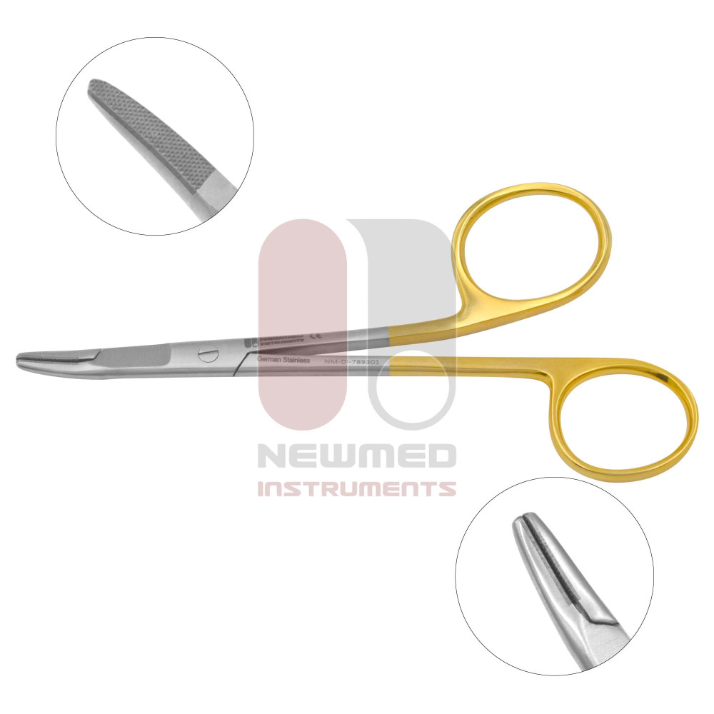 Foster-Gillies Needle Holder - Tungsten Carbide Delicate Serrated Jaw Foster-Gillies Needle Holder - Tungsten Carbide Delicate Serrated Jaw
