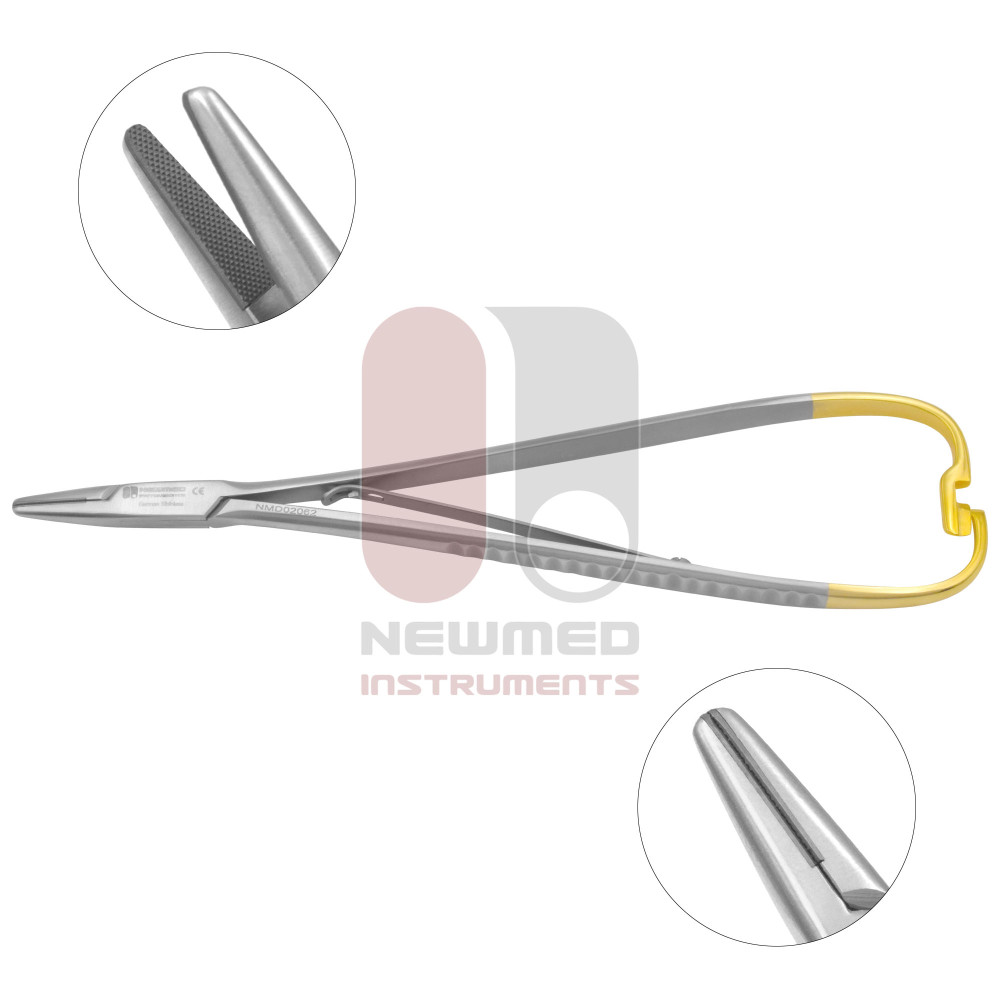 Mathieu-Nadelhalter – Wolframkarbid, gezahnte Backen Mathieu-Nadelhalter – Wolframkarbid, gezahnte Backen