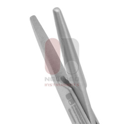 Portaagujas Neivert - Mordazas dentadas de carburo de tungsteno, un anillo en ángulo Portaagujas Neivert - Mordazas dentadas de carburo de tungsteno, un anillo en ángulo