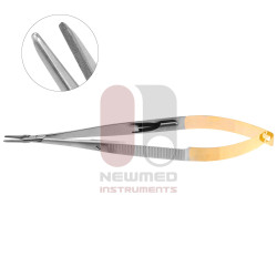 Spencer Needle Holder - Tungsten Carbide, w/ lock, 0.76 mm Jaw Spencer Needle Holder - Tungsten Carbide, w/ lock, 0.76 mm Jaw