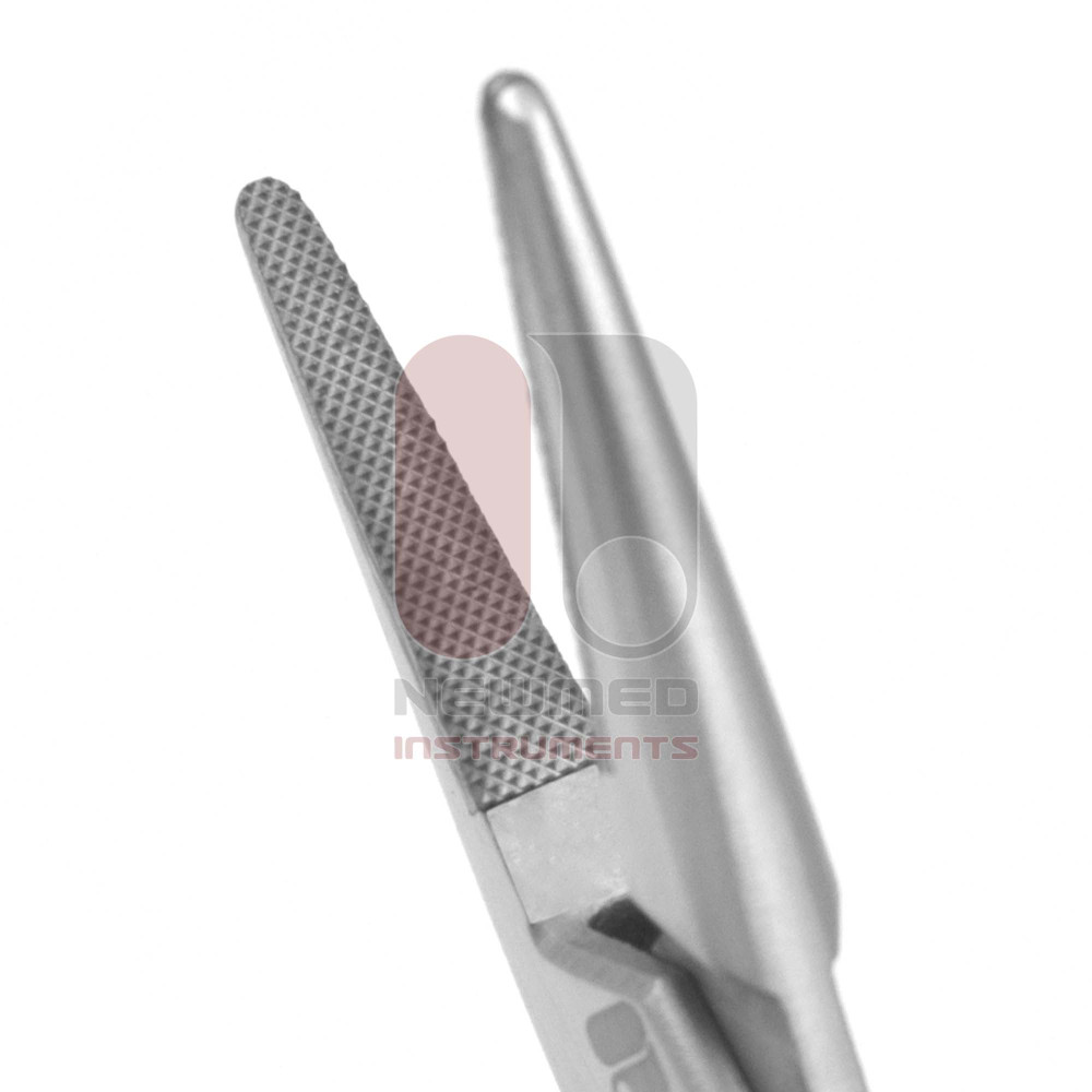 Porte-aiguilles suédois - Mâchoire fine dentelée en carbure de tungstène, poignées légères Porte-aiguilles suédois - Mâchoire fine dentelée en carbure de tungstène, poignées légères