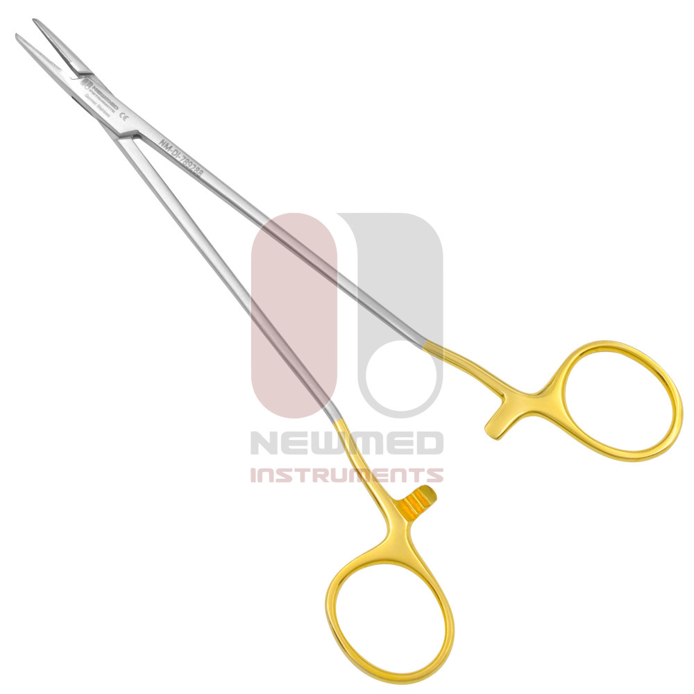 Porte-aiguilles suédois - Mâchoire fine dentelée en carbure de tungstène, poignées légères Porte-aiguilles suédois - Mâchoire fine dentelée en carbure de tungstène, poignées légères