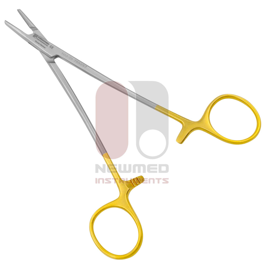 Porte-aiguille pour torsadeurs de fil - Mâchoire dentelée en carbure de tungstène Porte-aiguille pour torsadeurs de fil - Mâchoire dentelée en carbure de tungstène