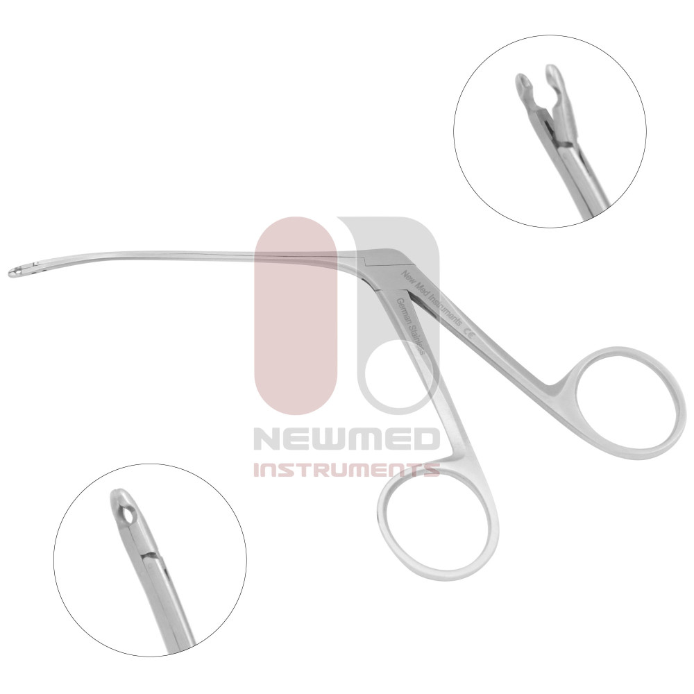 Micro Ear Oval Cup Forceps - Downwards 