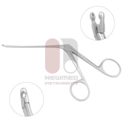 Micro Ear Oval Cup Forceps - Upwards