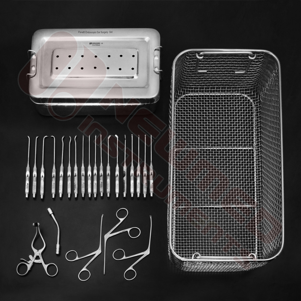 Panetti Endoscopic Ear Surgery Full Set – Otologic instruments Panetti Endoscopic Ear Surgery Full Set – Otologic instruments