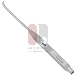Panetti Suction Dissector for Tympanic Membrane - Right Curved