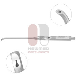 Panetti Suction Dissector for Tympanic Membrane - Left Curved