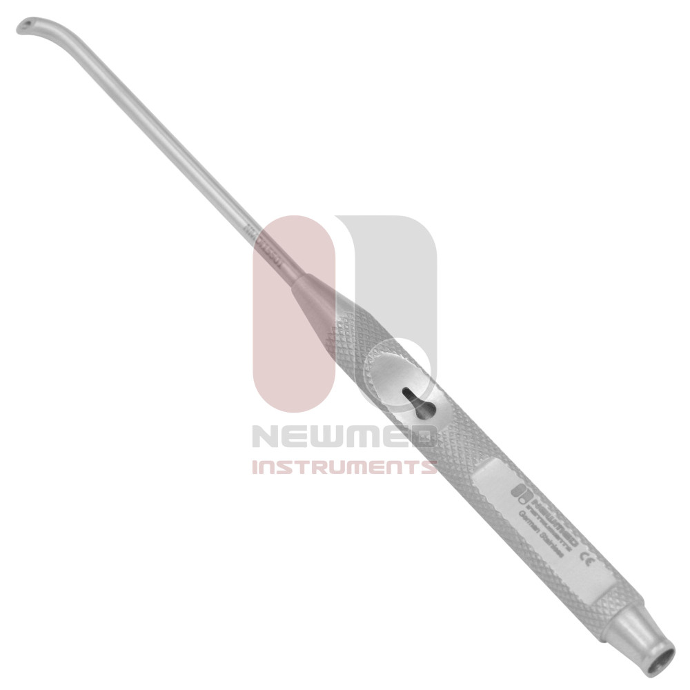 Panetti Suction Dissector for Tympanic Membrane - Left Curved Panetti Suction Dissector for Tympanic Membrane - Left Curved