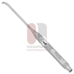Panetti Suction Dissector for Tympanic Membrane - Left Curved