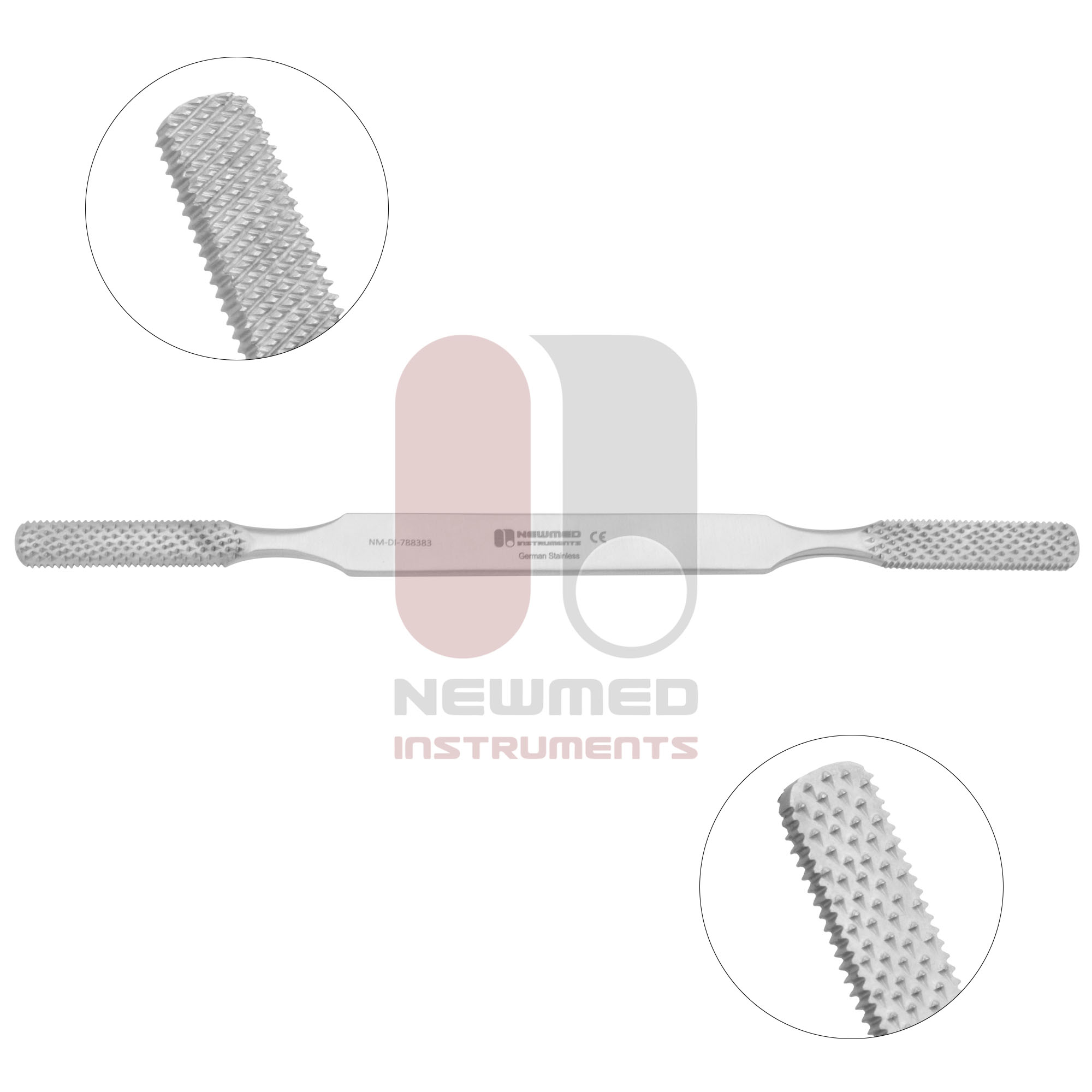 Fomon Nasal Rasp Double Ended - Fine Convex Rasp | New Med Instruments