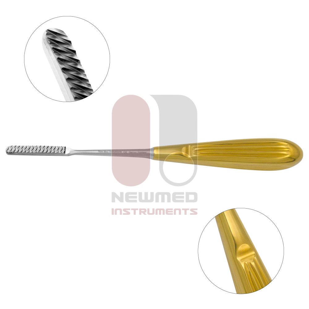 パークス鼻用やすり - 粗目タングステンカーバイド、プッシュ/プル