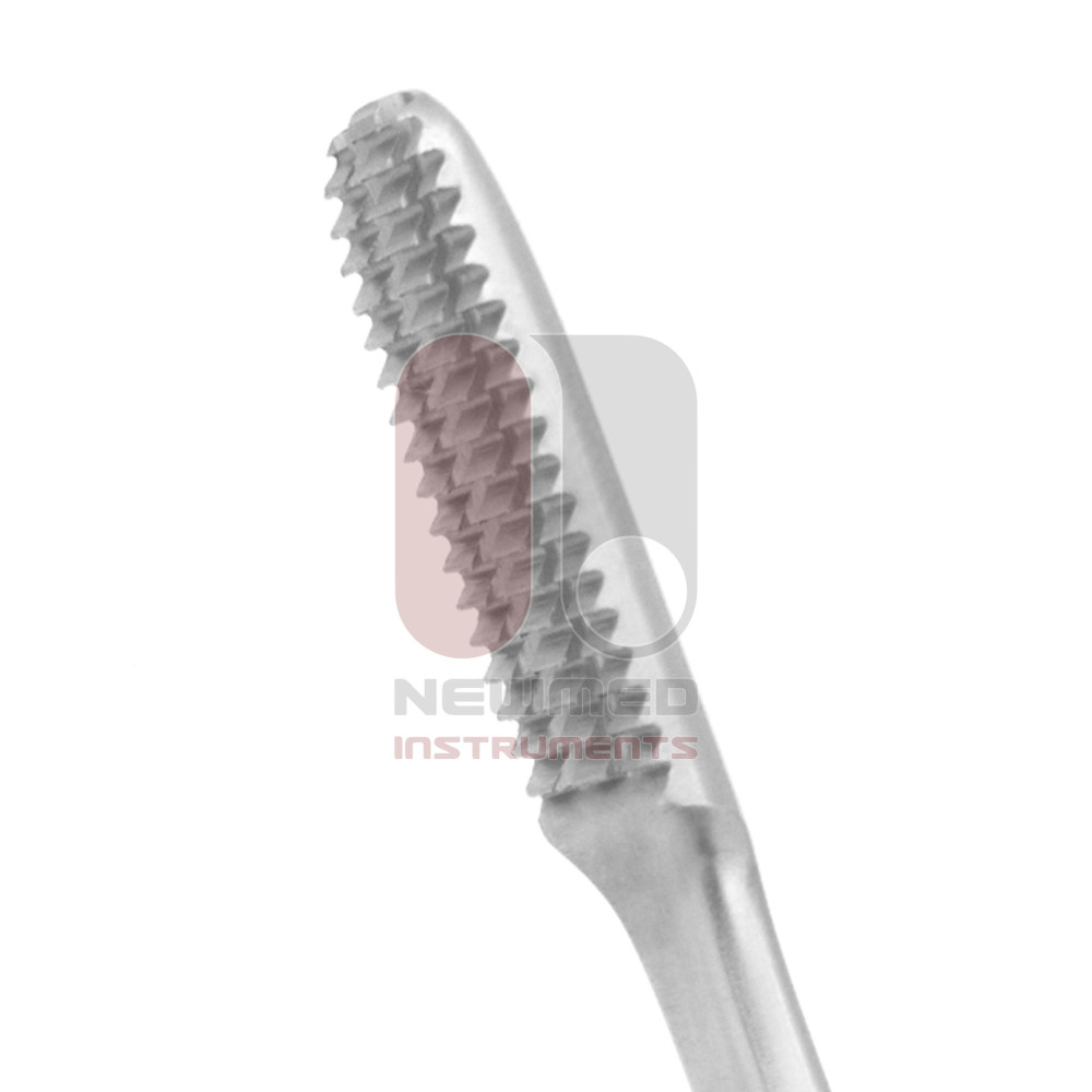 ルビン鼻前頭やすり - 眉間ボタンやすり、下向き切削歯