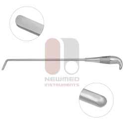 Dissecteur mammaire angulé Tebbetts - Tige malléable, coudée, spatule en forme de bâton de hockey Dissecteur mammaire angulé Tebbetts - Tige malléable, coudée, spatule en forme de bâton de hockey