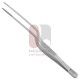 Lucae Bayonet Dressing Forceps - Delicate Serrated Jaw Lucae Bayonet Dressing Forceps - Delicate Serrated Jaw