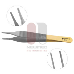 Adson Forceps with Delicate Smooth Jaw - Tungsten Carbide Adson Forceps with Delicate Smooth Jaw - Tungsten Carbide
