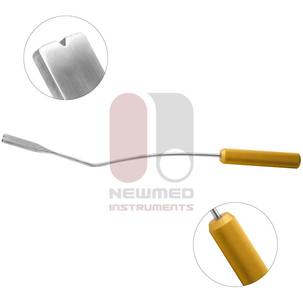 Wieslander Breast dissector blunt edge with inV''indent
