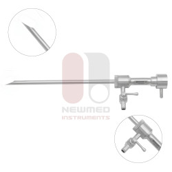 Cánula endofrontal Daniel con llave de paso única