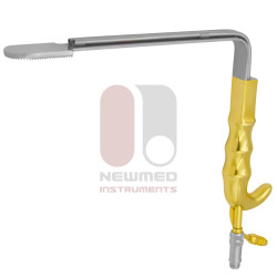 Epstein beleuchteter Brustretraktor mit Glasfaser und Absaugung
