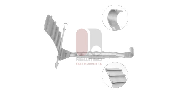Solz Racket Retractor Saldanha-Solz 腹部レトラクター | New Med Instruments