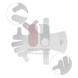 Surgical Lead Hand Retractor Plate