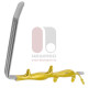Tebbetts Fiber Optic Breast Augmentation Retractor, Double Handle, Smooth End