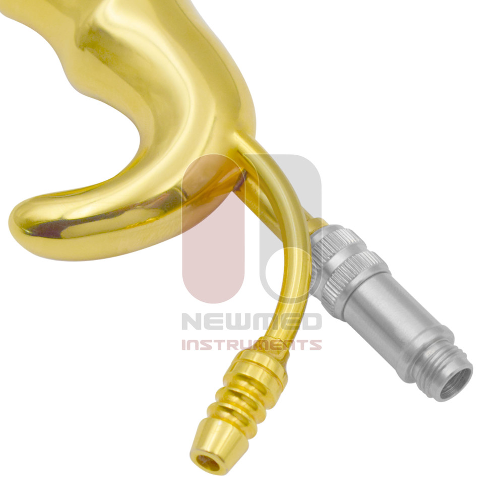 Tebbetts Fiber Optic Breast Augmentation Retractor, Double Handle, Smooth End