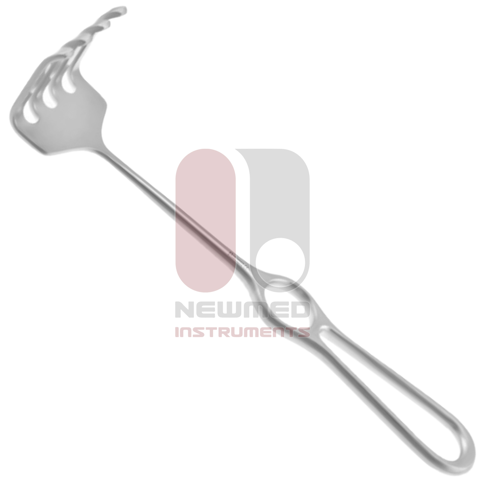 Blunt Rake Ollier Israel レーキリトラクター - 4本爪 | New Med Instruments