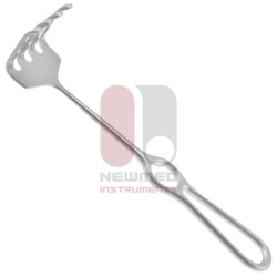 Ollier Israel 4-zinkiger stumpfer Rechen-Retraktor